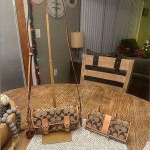 NWOT Coach Crossbody and Wallet!